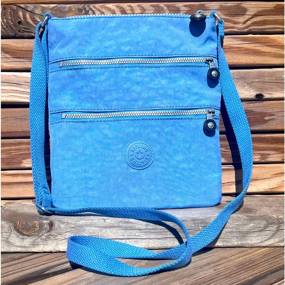 - Kipling Keiko Bright Blue Mini Crossbody Bag! EUC!